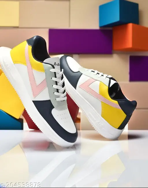 Colorblock Korean Sneakers.