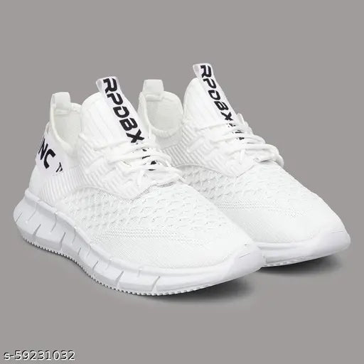 RapidBox Men White Sneakers