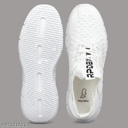 RapidBox Men White Sneakers