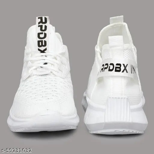 RapidBox Men White Sneakers